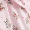 Pijamale scurte tip „boyfriend” cu imprimeu teddy Pijamale scurte tip „boyfriend” cu imprimeu teddy