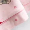 Pijamale scurte tip „boyfriend” cu imprimeu teddy Pijamale scurte tip „boyfriend” cu imprimeu teddy
