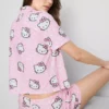 Pijamale scurte tip „boyfriend” Hello Kitty Pijamale scurte tip „boyfriend” Hello Kitty