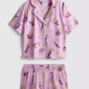 Pijamale scurte tip „boyfriend” Lizzie McGuire de la Disney Pijamale scurte tip „boyfriend” Lizzie McGuire de la Disney