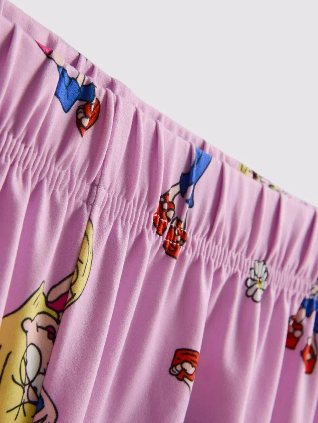 Pijamale scurte tip „boyfriend” Lizzie McGuire de la Disney Pijamale scurte tip „boyfriend” Lizzie McGuire de la Disney
