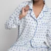 Pijamale tip „boyfriend” cu imprimeu Pijamale tip „boyfriend” cu imprimeu