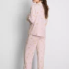 Pijamale tip „boyfriend” cu imprimeu Pijamale tip „boyfriend” cu imprimeu