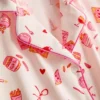 Pijamale tip „boyfriend” cu imprimeu Pijamale tip „boyfriend” cu imprimeu