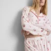 Pijamale tip „boyfriend” cu imprimeu Minnie Mouse de la Disney Pijamale tip „boyfriend” cu imprimeu Minnie Mouse de la Disney