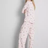 Pijamale tip „boyfriend” cu imprimeu Minnie Mouse de la Disney Pijamale tip „boyfriend” cu imprimeu Minnie Mouse de la Disney