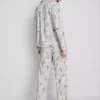 Pijamale tip „boyfriend” cu imprimeu Snoopy Pijamale tip „boyfriend” cu imprimeu Snoopy