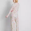 Pijamale tip „boyfriend” cu imprimeu „Sweet treat” Pijamale tip „boyfriend” cu imprimeu „Sweet treat”