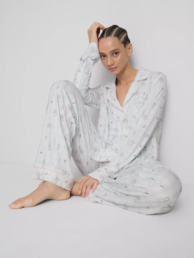 Pijamale tip „boyfriend” cu Marie din filmul Disney „Aristocrații” Pijamale tip „boyfriend” cu Marie din filmul Disney „Aristocrații”