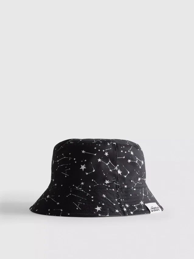 Pălărie reversibilă de tip bucket cu imprimeu Chemical Brothers Pălărie reversibilă de tip bucket cu imprimeu Chemical Brothers