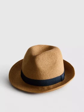 Pălărie trilby din paie