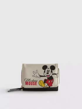 Portmoneu cu clapetă din imitație de piele „Mickey și prietenii” de la Disney