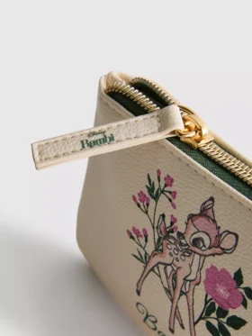 Portmoneu din imitație de piele cu Bambi de la Disney
