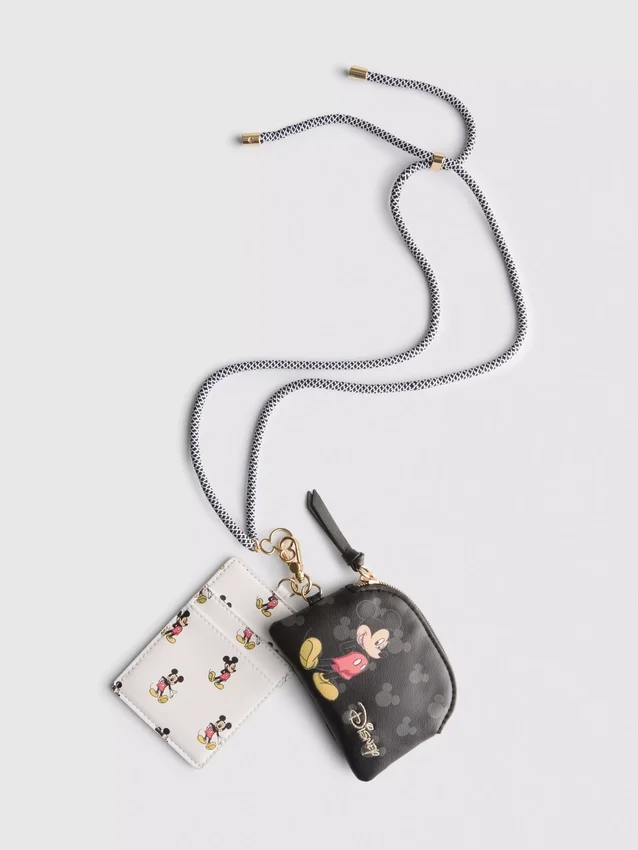 Portofel cu curea din imitație de piele cu Mickey Mouse de la Disney Portofel cu curea din imitație de piele cu Mickey Mouse de la Disney