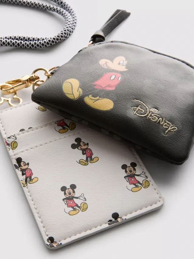 Portofel cu curea din imitație de piele cu Mickey Mouse de la Disney Portofel cu curea din imitație de piele cu Mickey Mouse de la Disney
