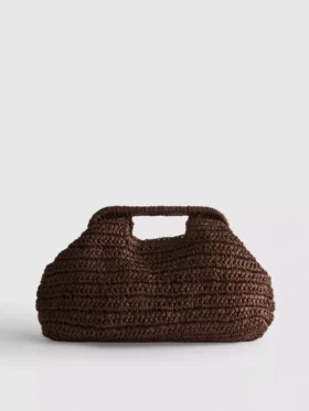 Pungă tip clutch țesută