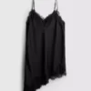 Rochia asimetrică din dantelă satinată „The Edit” Rochia asimetrică din dantelă satinată „The Edit”