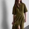 Rochie-cămașă midi Rochie-cămașă midi