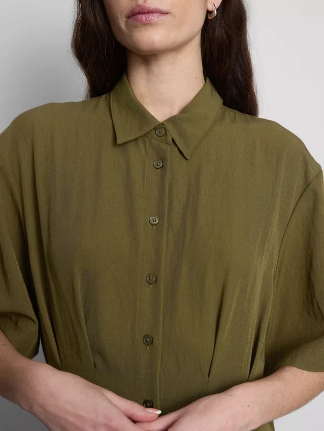 Rochie-cămașă midi Rochie-cămașă midi