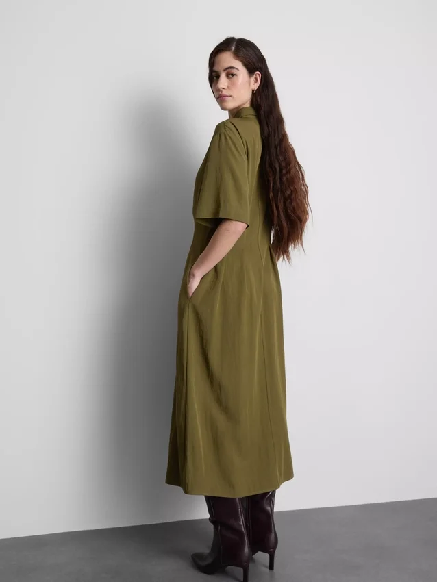 Rochie-cămașă midi Rochie-cămașă midi