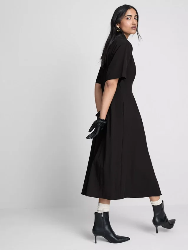 Rochie-cămașă midi Rochie-cămașă midi