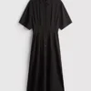 Rochie-cămașă midi Rochie-cămașă midi