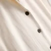 Rochie-cămașă midi cu mâneci scurte Rochie-cămașă midi cu mâneci scurte