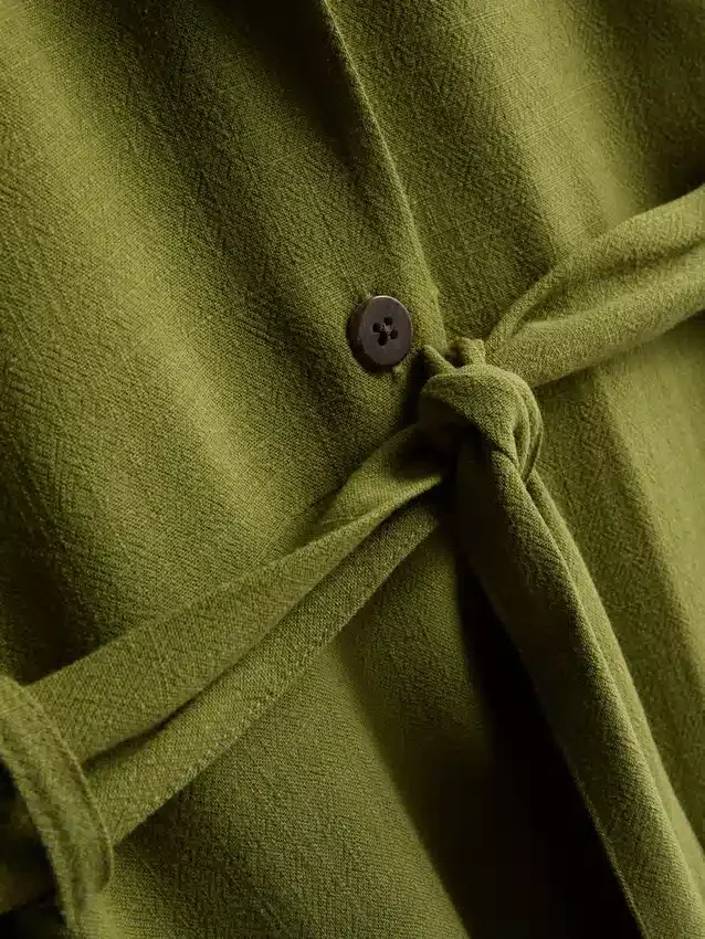 Rochie-cămașă midi cu mâneci scurte Rochie-cămașă midi cu mâneci scurte