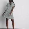 Rochie-cămașă mini cu guler Rochie-cămașă mini cu guler