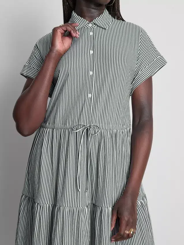 Rochie-cămașă mini cu guler Rochie-cămașă mini cu guler