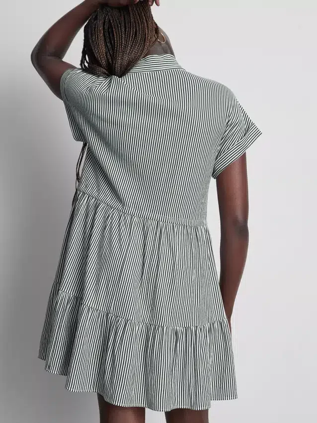 Rochie-cămașă mini cu guler Rochie-cămașă mini cu guler