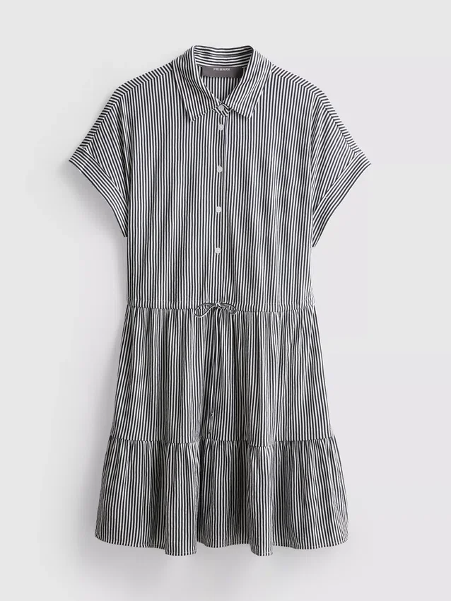 Rochie-cămașă mini cu guler Rochie-cămașă mini cu guler