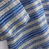 Rochie de plajă cu dungi croșetate și inel O Rochie de plajă cu dungi croșetate și inel O