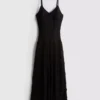 Rochie maxi din dantelă cu decolteu în V Rochie maxi din dantelă cu decolteu în V