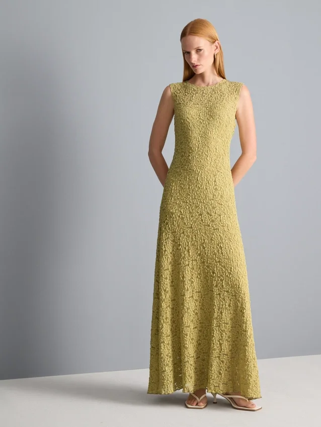 Rochie maxi din dantelă elastică Rochie maxi din dantelă elastică