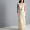 Rochie maxi din dantelă elastică Rochie maxi din dantelă elastică