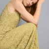 Rochie maxi din dantelă elastică Rochie maxi din dantelă elastică