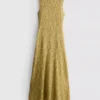Rochie maxi din dantelă elastică Rochie maxi din dantelă elastică