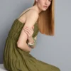 Rochie maxi în straturi, cu croi larg Rochie maxi în straturi, cu croi larg