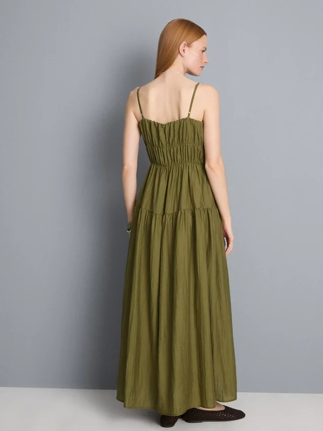 Rochie maxi în straturi, cu croi larg Rochie maxi în straturi, cu croi larg