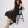 Rochie midi-ax fără mâneci, mulată, de la Paula Echevarría Rochie midi-ax fără mâneci, mulată, de la Paula Echevarría