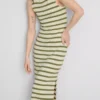 Rochie midi-ax fără mâneci, mulată, de la Paula Echevarría Rochie midi-ax fără mâneci, mulată, de la Paula Echevarría