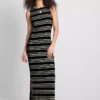 Rochie midi-ax fără mâneci, mulată, de la Paula Echevarría Rochie midi-ax fără mâneci, mulată, de la Paula Echevarría