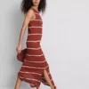 Rochie midi-ax fără mâneci, mulată, de la Paula Echevarría Rochie midi-ax fără mâneci, mulată, de la Paula Echevarría