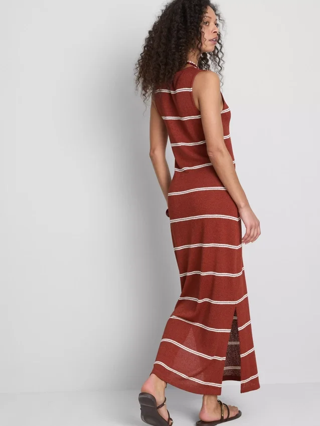 Rochie midi-ax fără mâneci, mulată, de la Paula Echevarría Rochie midi-ax fără mâneci, mulată, de la Paula Echevarría