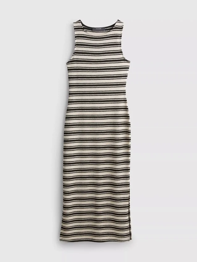 Rochie midi-ax fără mâneci, mulată, de la Paula Echevarría Rochie midi-ax fără mâneci, mulată, de la Paula Echevarría