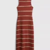 Rochie midi-ax fără mâneci, mulată, de la Paula Echevarría Rochie midi-ax fără mâneci, mulată, de la Paula Echevarría