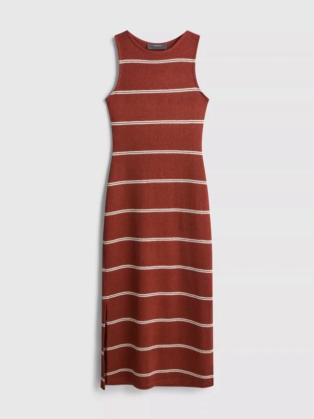 Rochie midi-ax fără mâneci, mulată, de la Paula Echevarría Rochie midi-ax fără mâneci, mulată, de la Paula Echevarría