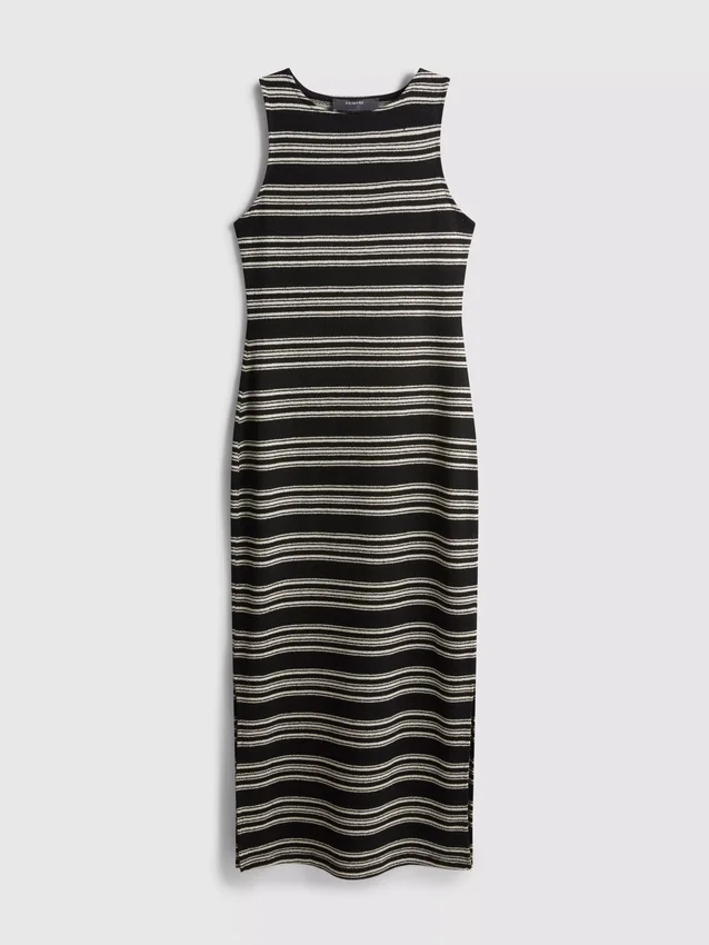 Rochie midi-ax fără mâneci, mulată, de la Paula Echevarría Rochie midi-ax fără mâneci, mulată, de la Paula Echevarría