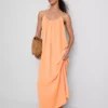 Rochie midi cu bretele Rochie midi cu bretele